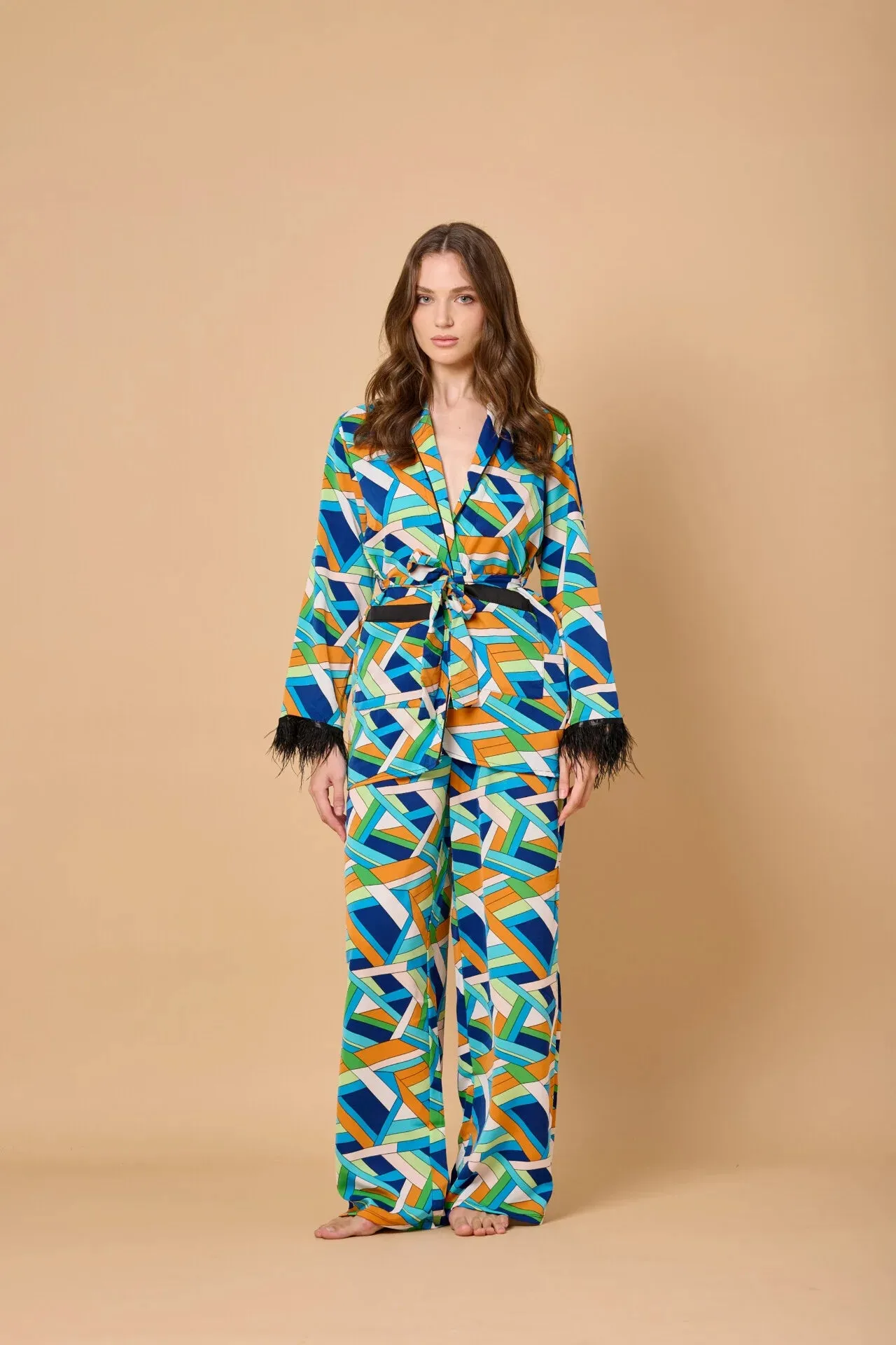 Shelly Silk Pajama Set