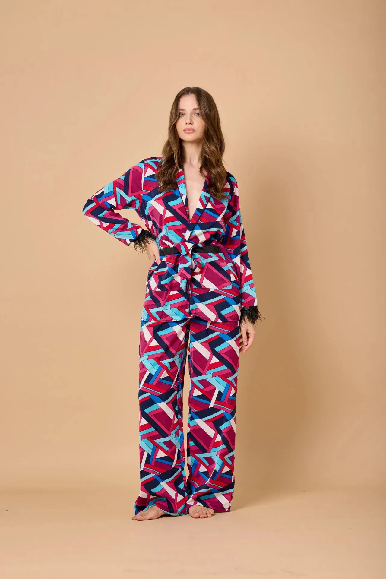 Shelly Silk Pajama Set