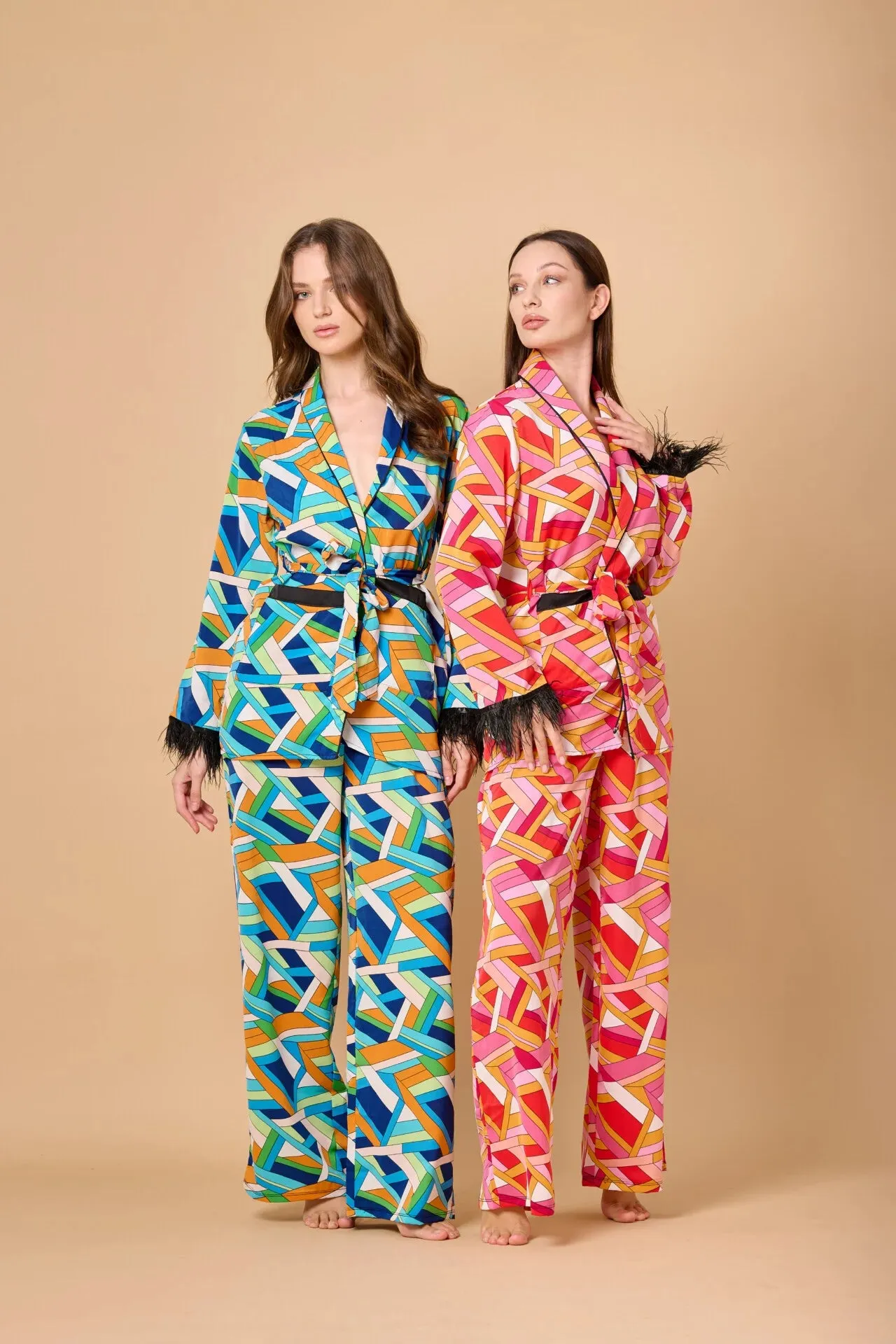Shelly Silk Pajama Set