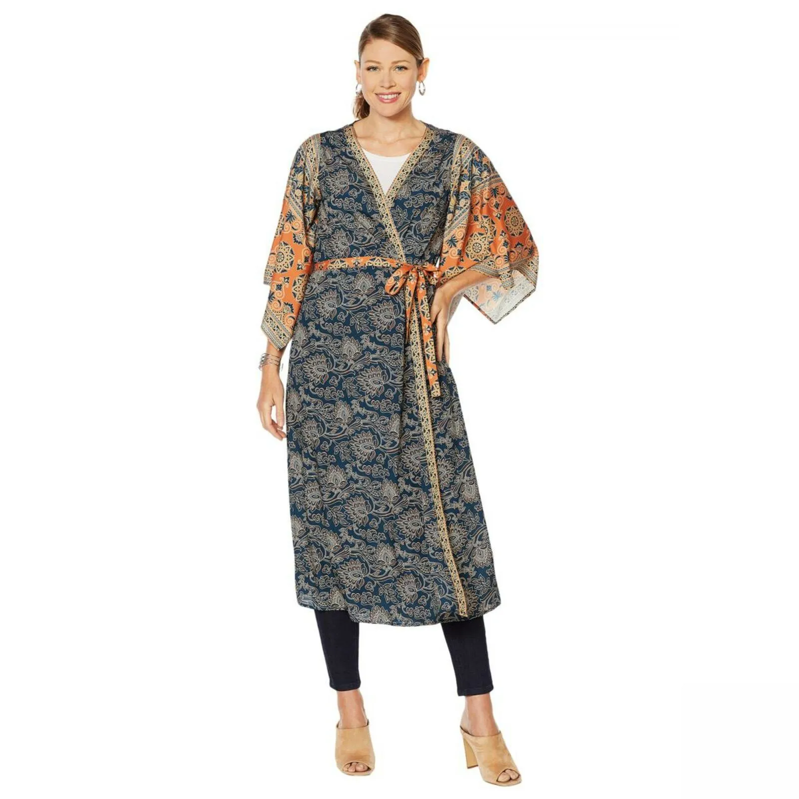 Sheryl Crow Women's Printed Duster Kimono