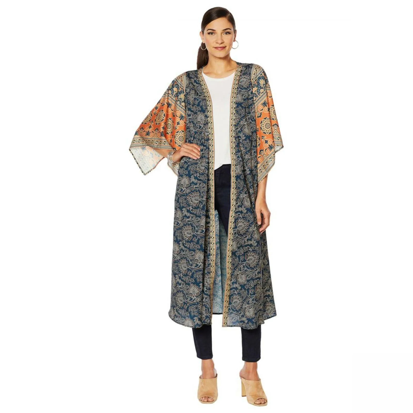 Sheryl Crow Women's Printed Duster Kimono