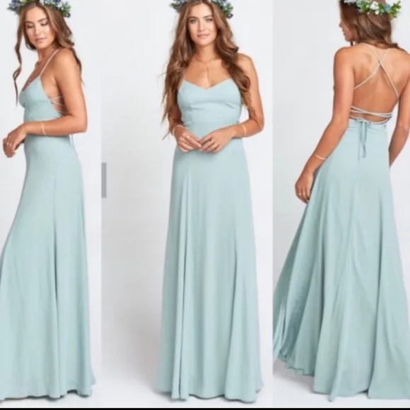 SHOW ME YOUR MUMU Godshaw Goolddess Chiffon Maxi Dress Gown