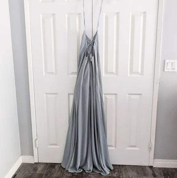 SHOW ME YOUR MUMU Godshaw Goolddess Chiffon Maxi Dress Gown