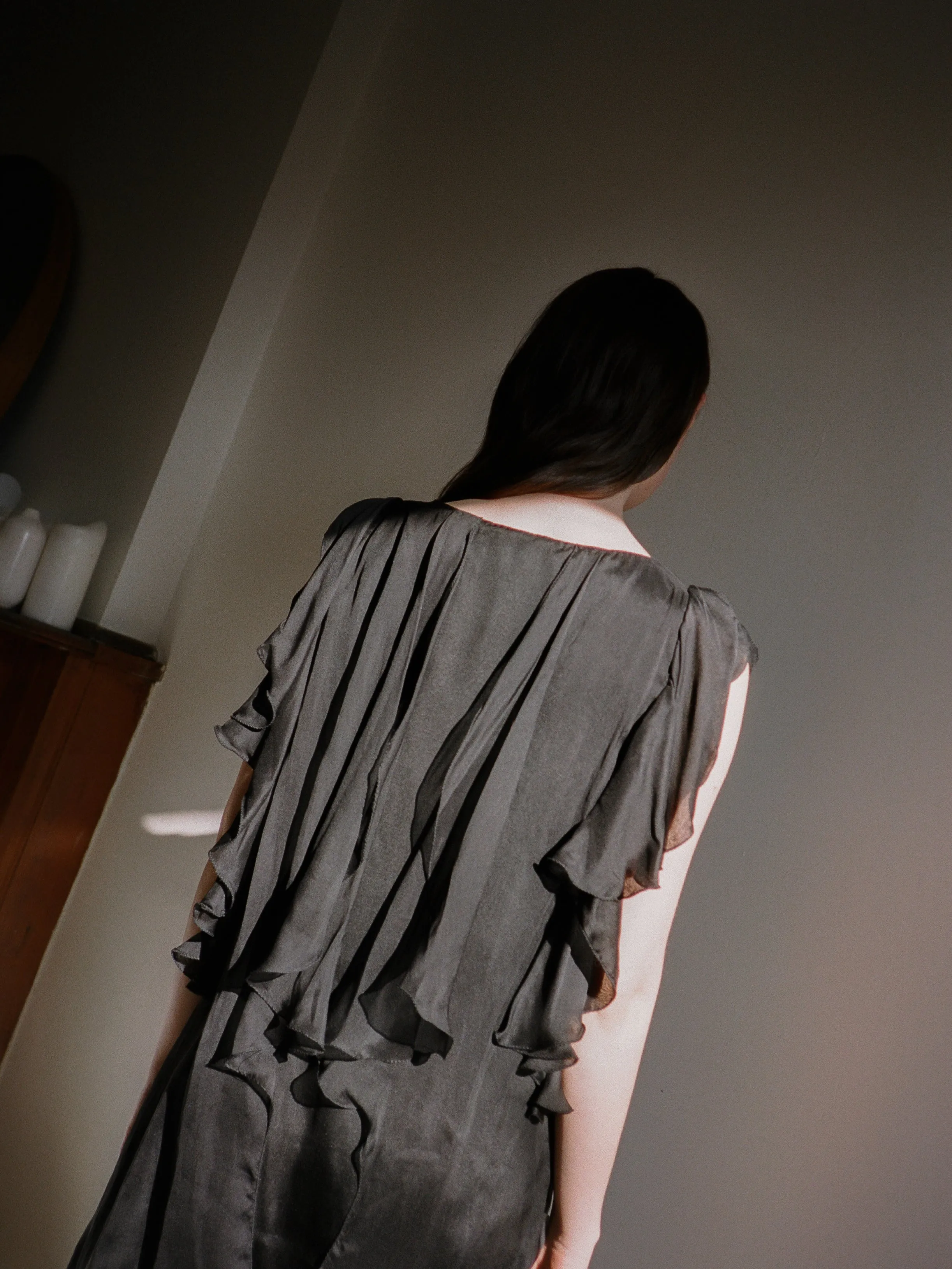Silk Chiffon Minidress