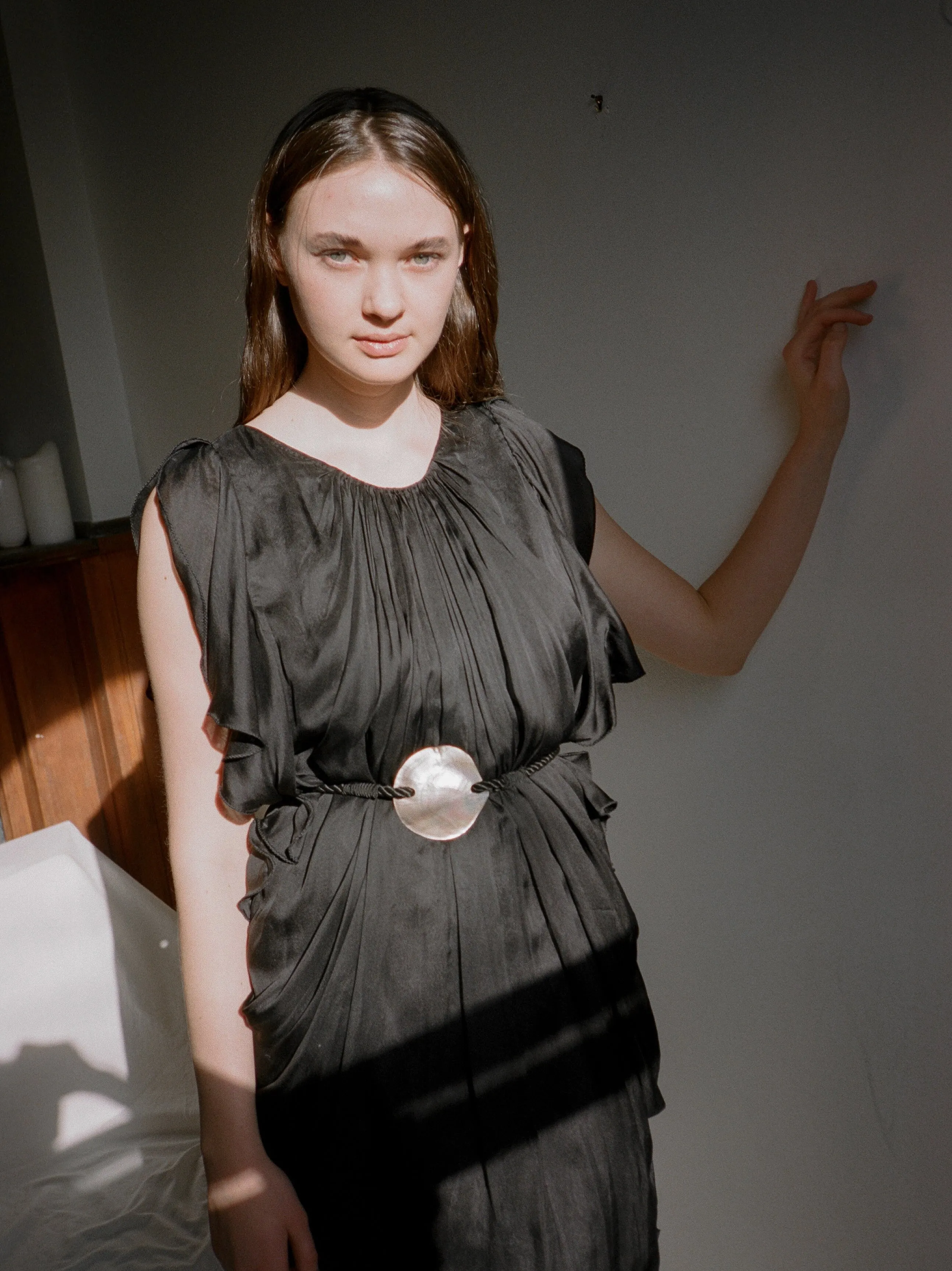 Silk Chiffon Minidress