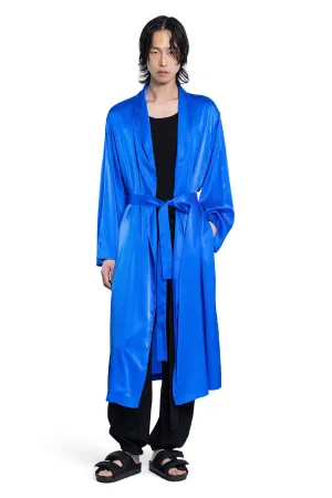 Silk Lounge Robe in Sapphire