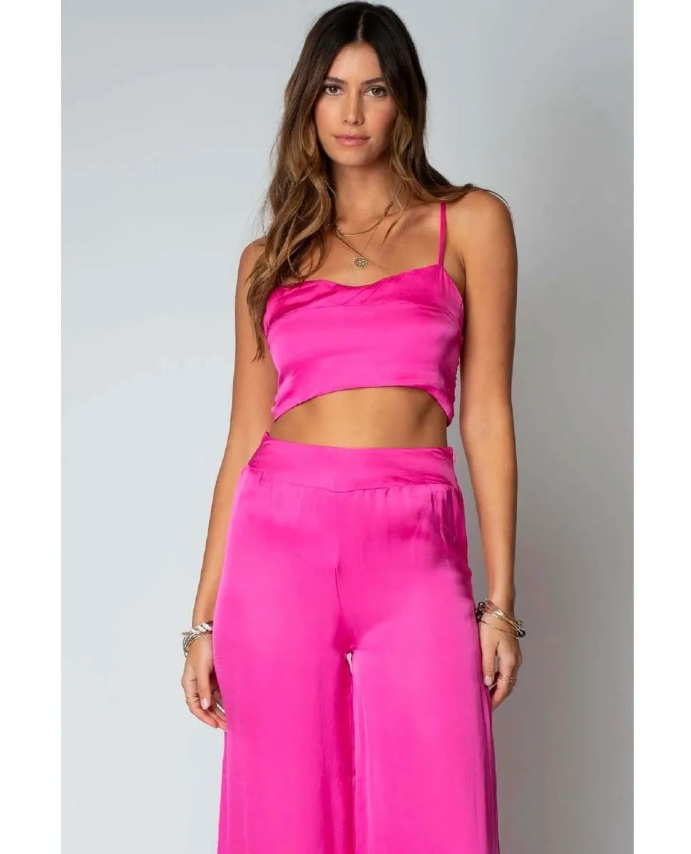 Silky Le Bra Top Rose Pink