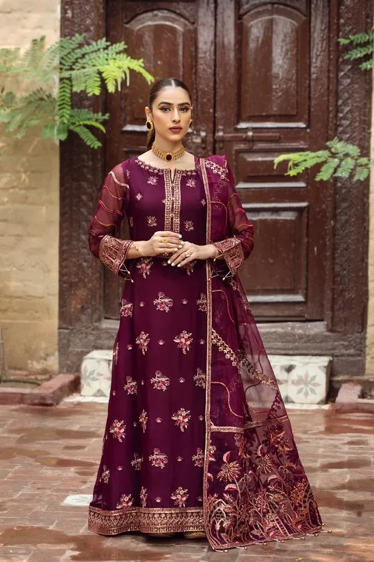 Singhaar | Alizeh Embroidered Chiffon Festive Collection Shahtaj | Unstitched Embroidered Chiffon Suits