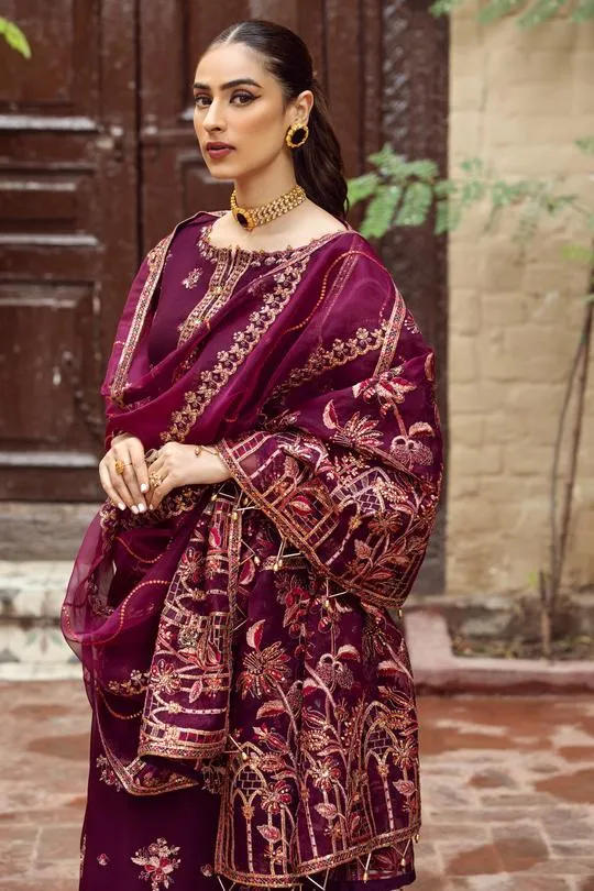 Singhaar | Alizeh Embroidered Chiffon Festive Collection Shahtaj | Unstitched Embroidered Chiffon Suits