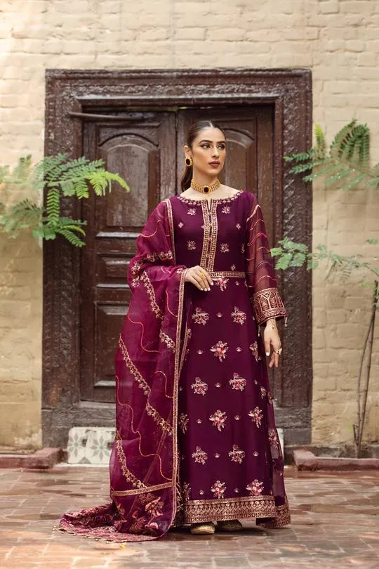 Singhaar | Alizeh Embroidered Chiffon Festive Collection Shahtaj | Unstitched Embroidered Chiffon Suits
