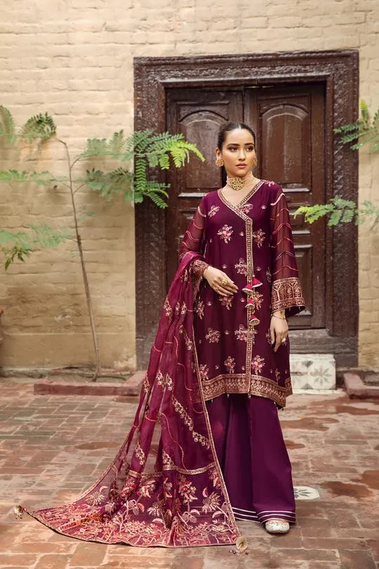 Singhaar | Alizeh Embroidered Chiffon Festive Collection Shahtaj | Unstitched Embroidered Chiffon Suits