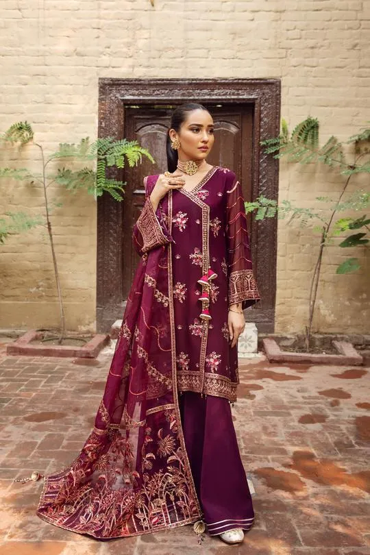 Singhaar | Alizeh Embroidered Chiffon Festive Collection Shahtaj | Unstitched Embroidered Chiffon Suits