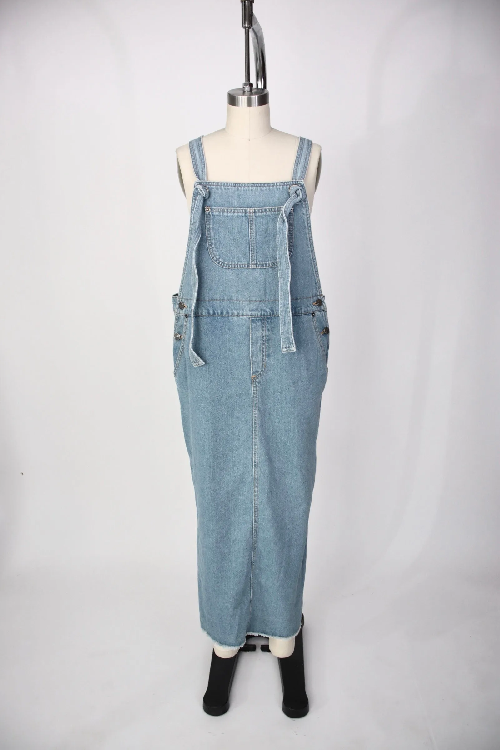 SJYP Denim Overall Dress