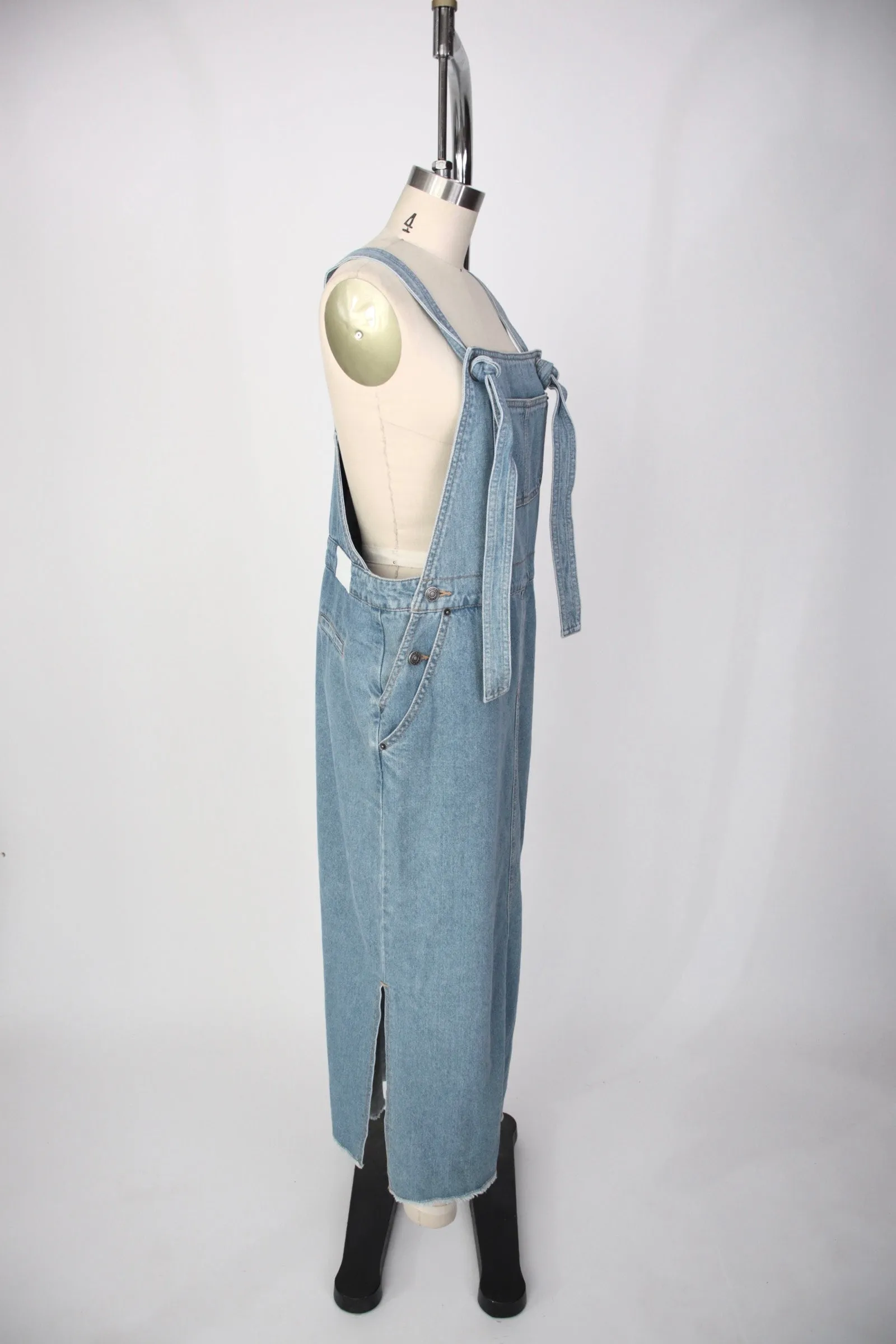 SJYP Denim Overall Dress