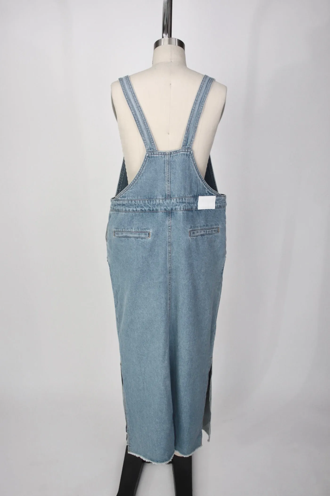 SJYP Denim Overall Dress