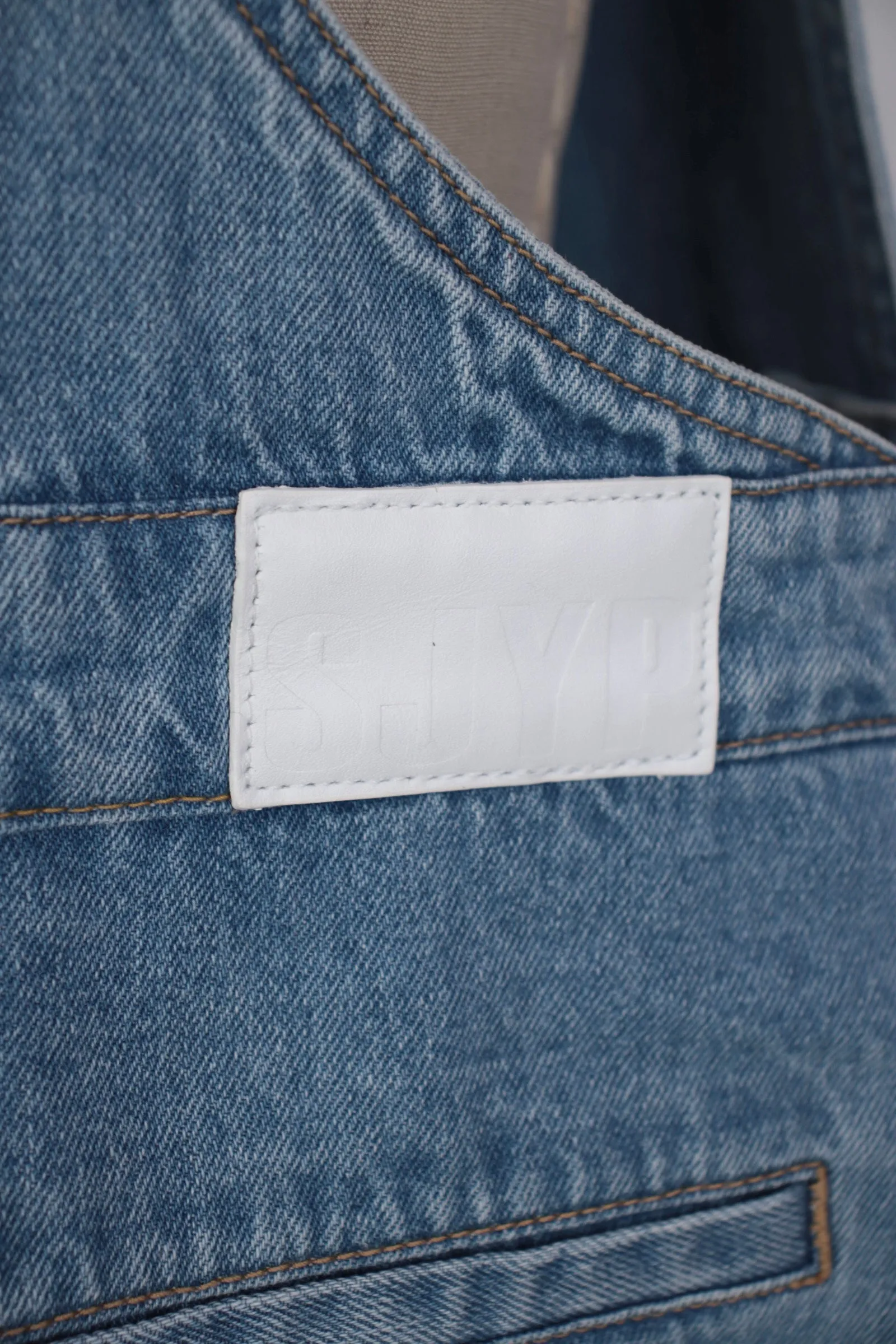 SJYP Denim Overall Dress