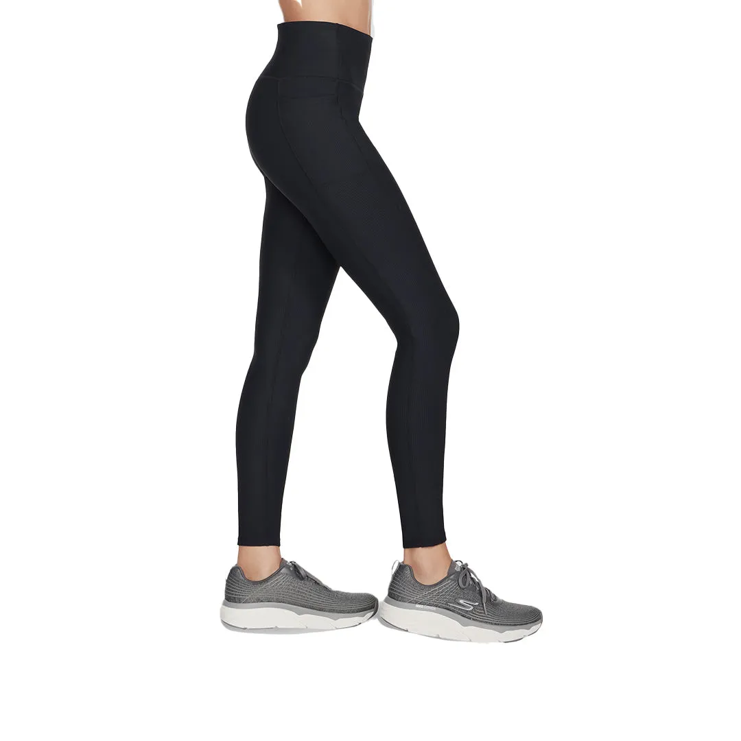Skechers Women GO FLEX RIB FL HW Legging | LG2BLK