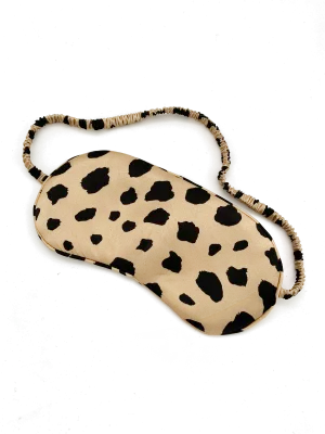 sleep mask, leopard