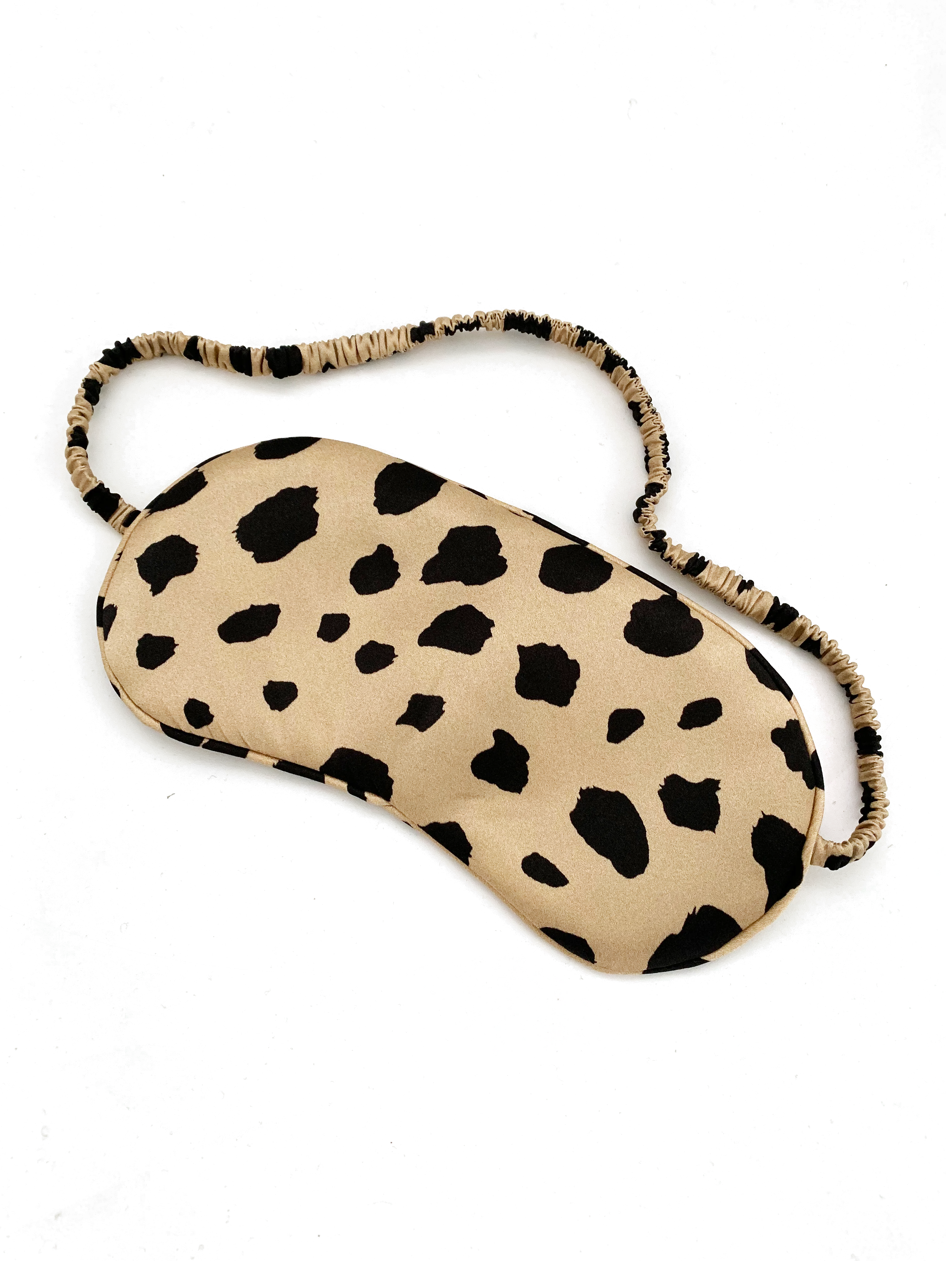 sleep mask, leopard