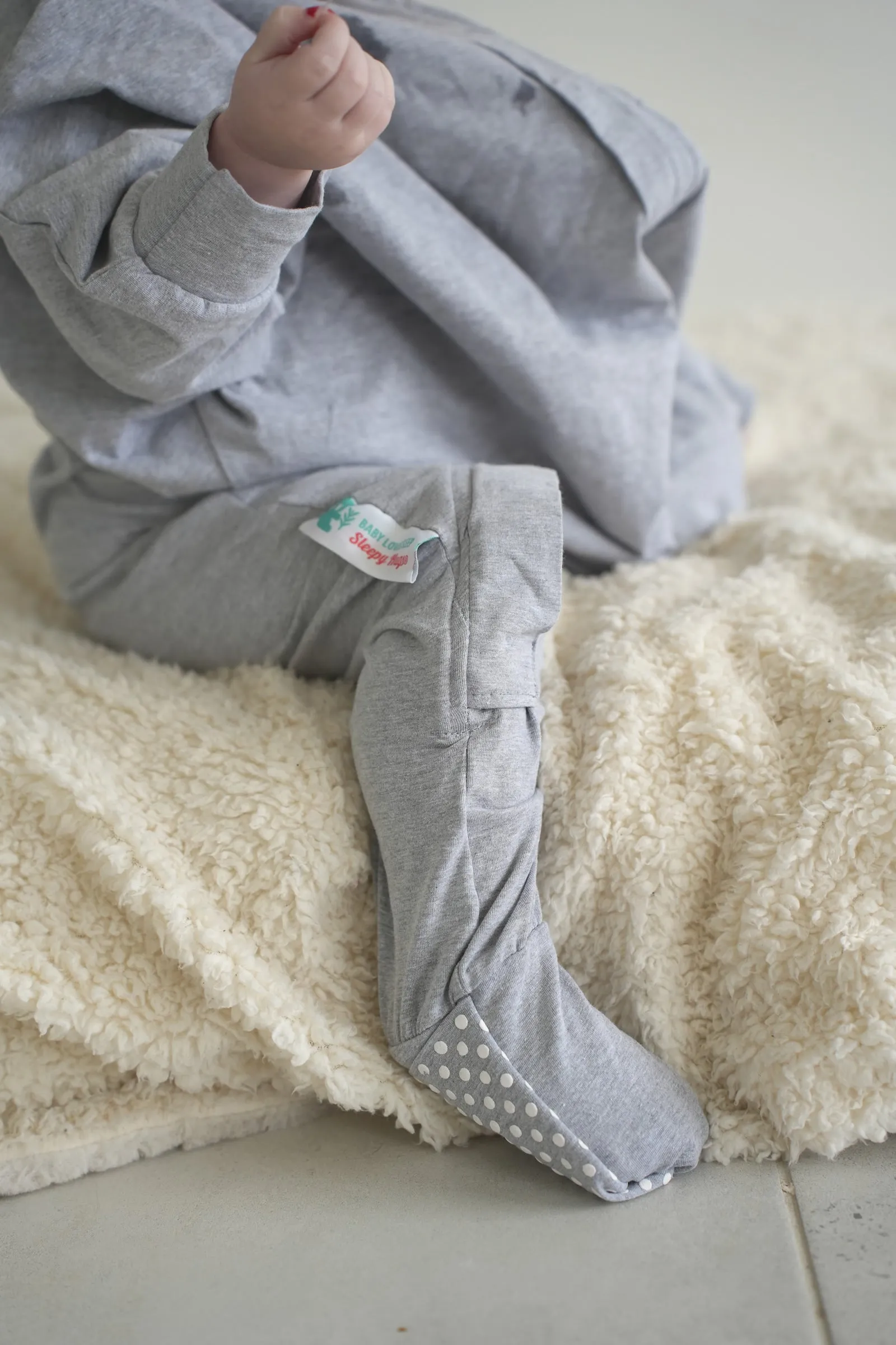 Sleepy Toddler Onesie Suit - Cool Grey (All Year Round | Organic)