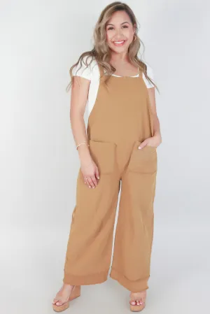 SLEEVELESS DENIM OVERALLS