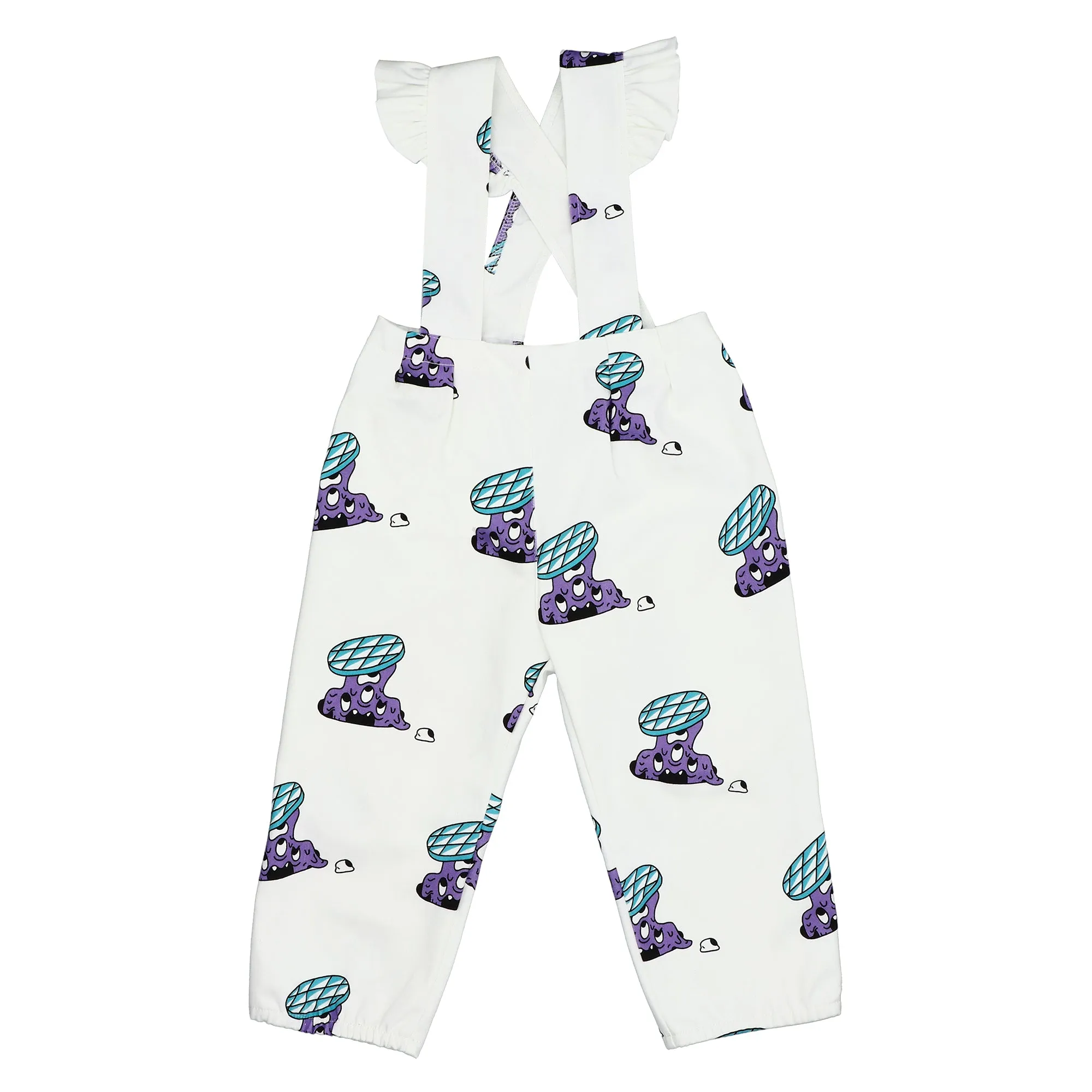 Slime Invaders Dungarees - LAST ONE 18-24 months
