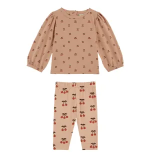 Small Cherries Organic Baby Set