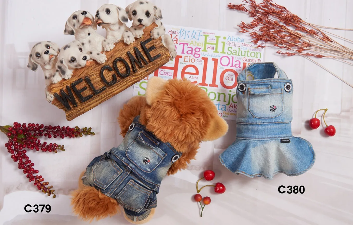 SMALL DOG - Bib n Brace Denim Overalls