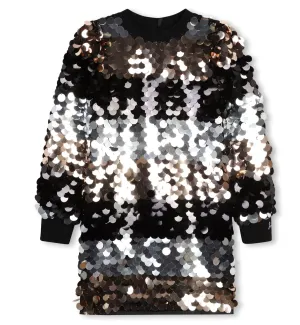 Sonia Rykiel Sequins Three Tone Dress