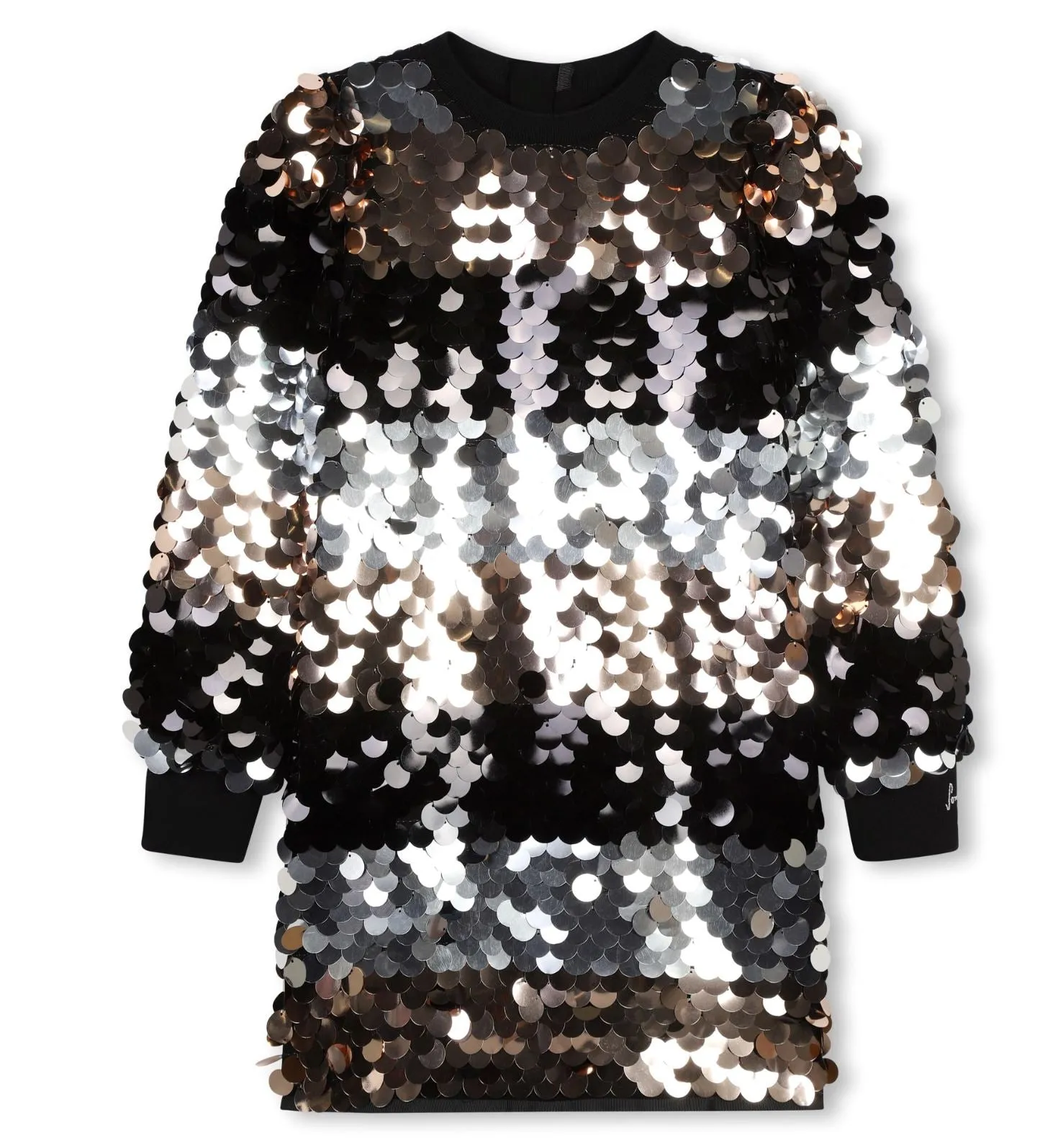 Sonia Rykiel Sequins Three Tone Dress