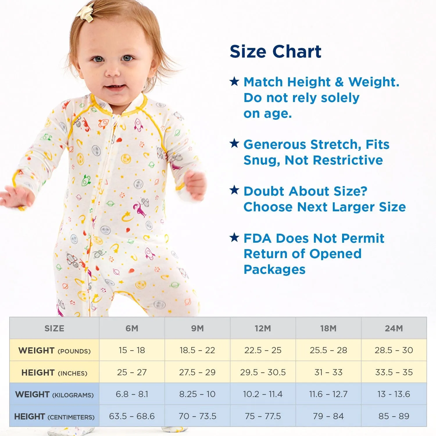 Soothems Eczema Baby Sleepsuit for Wet Wrap Therapy With No-Scratch Mitts | Itch Relief Clothing