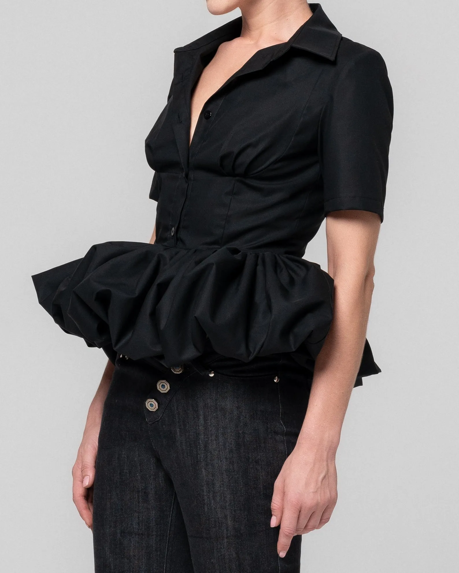 SOUMI BLACK SHIRT