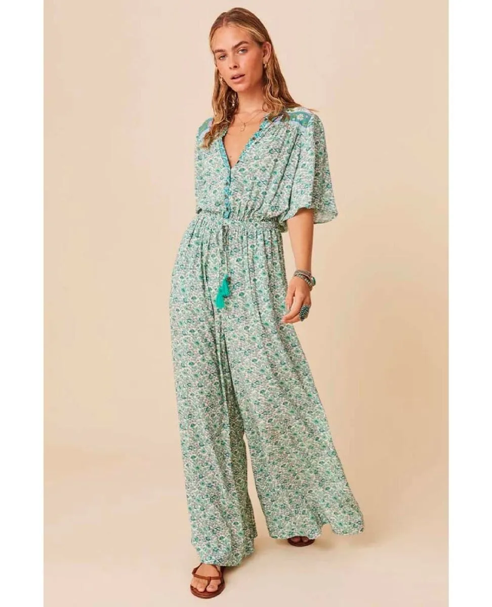 Spell Sienna Jumpsuit Jade