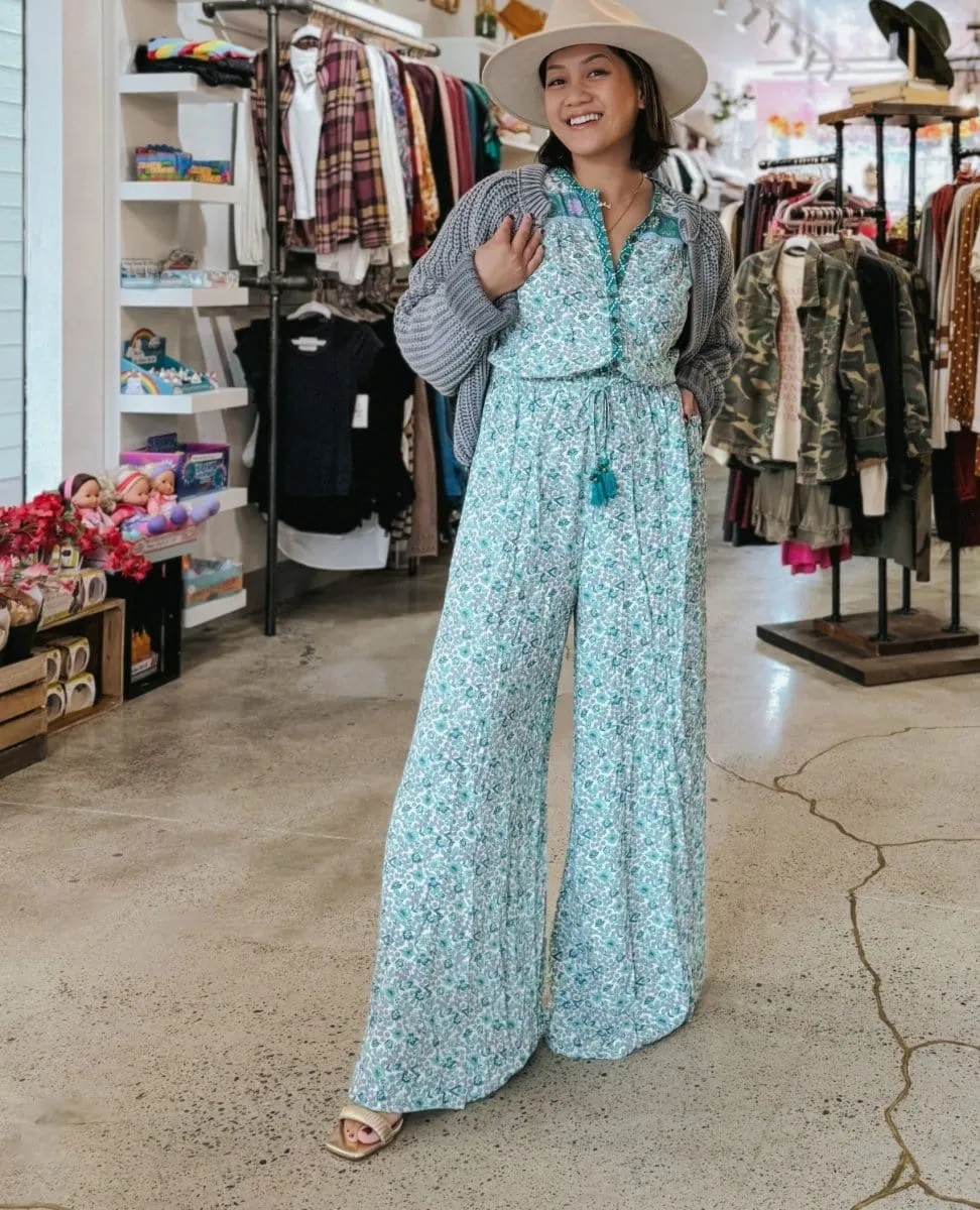 Spell Sienna Jumpsuit Jade