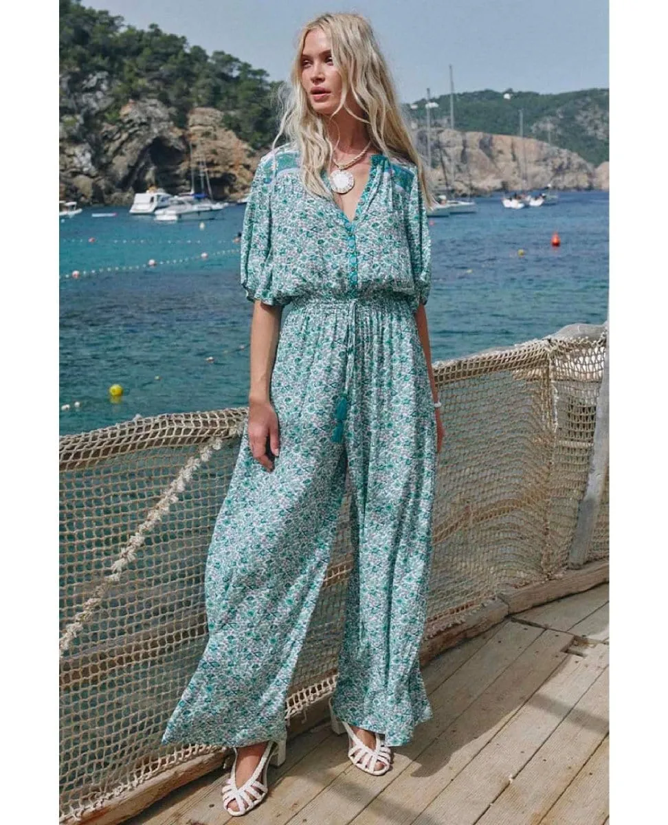 Spell Sienna Jumpsuit Jade