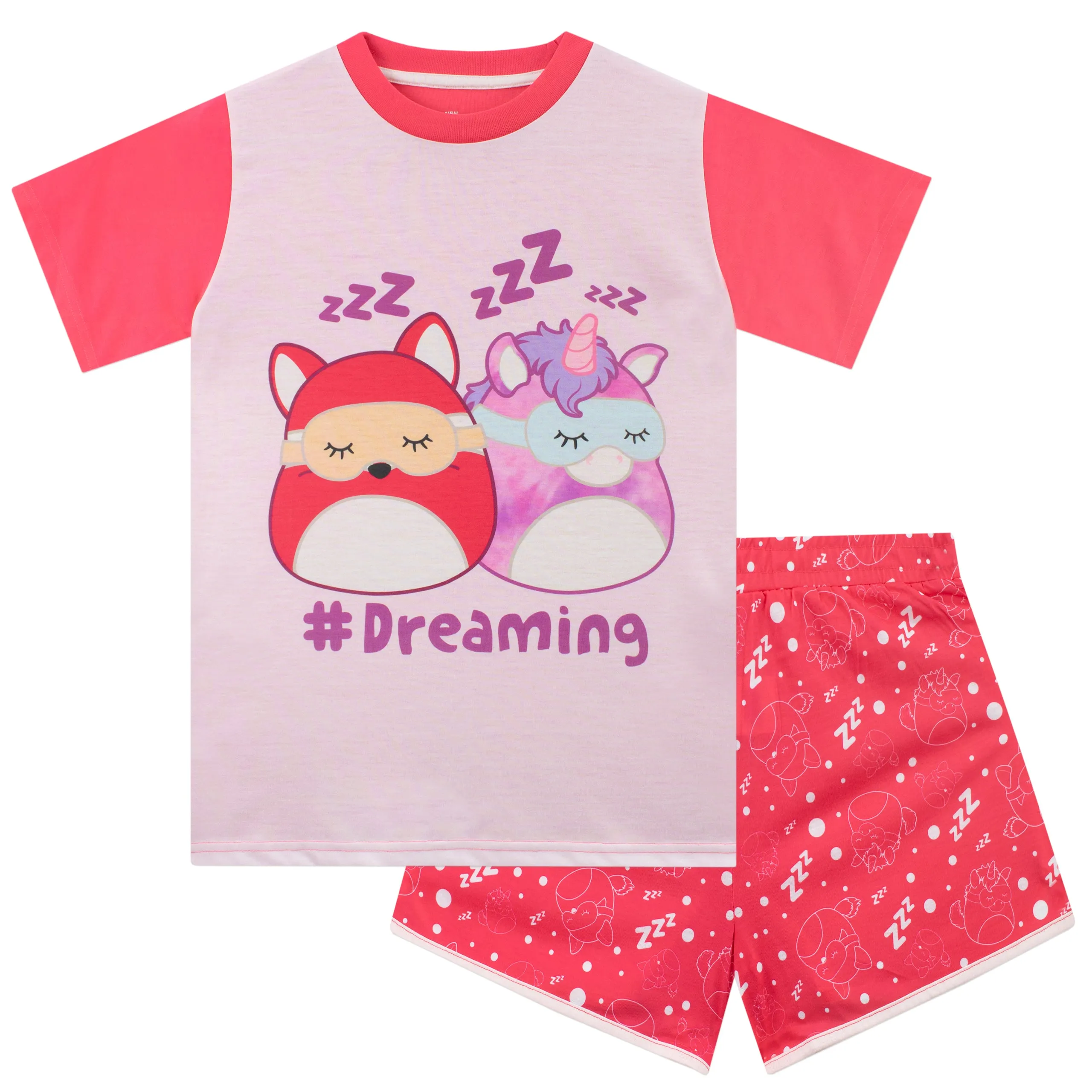 Squishmallows Short Pajamas
