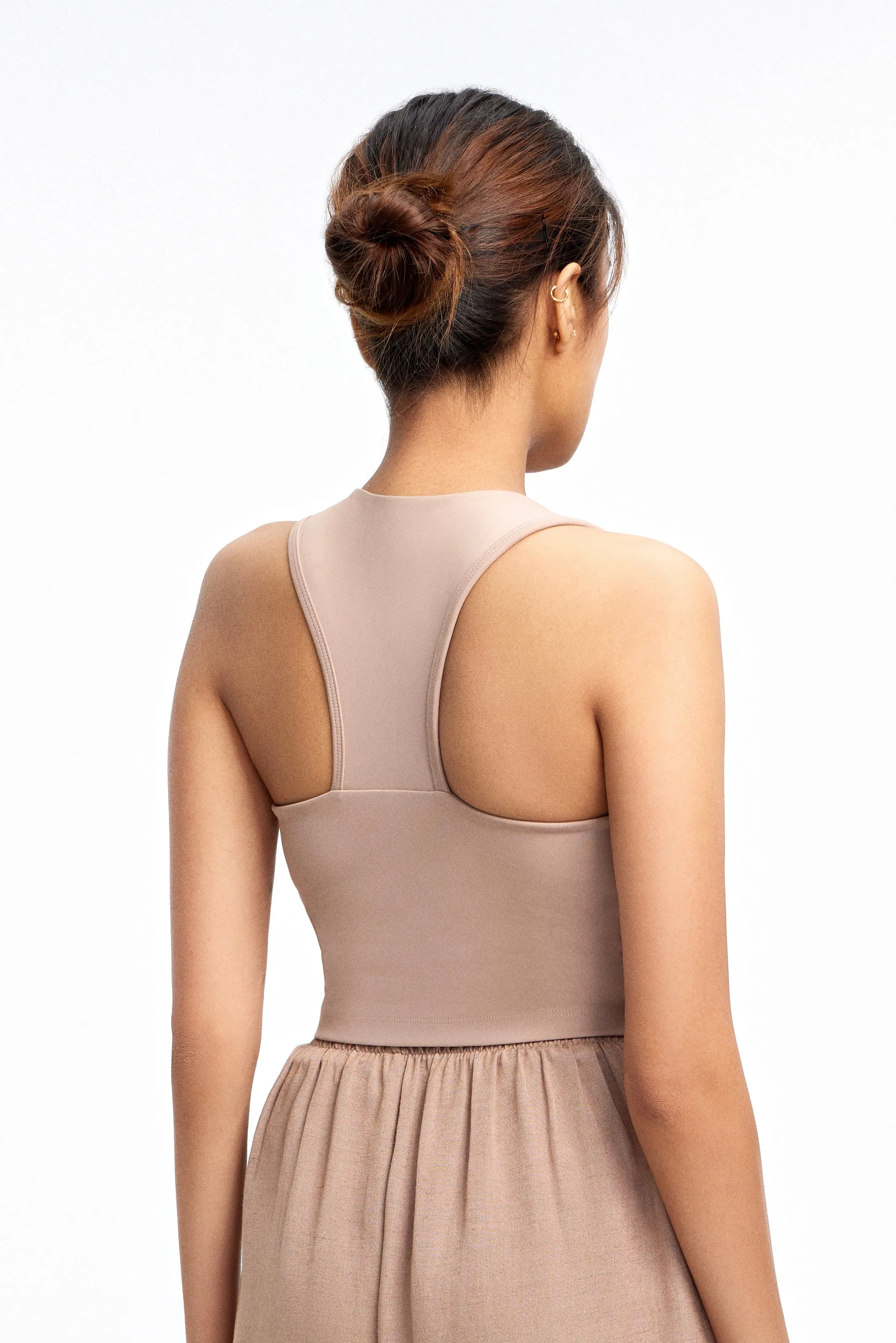 Stone Square Neck Bra-Tank