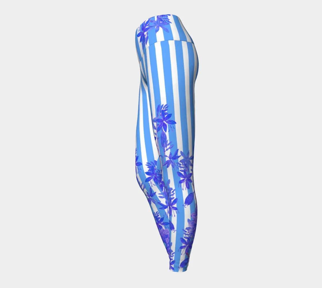 Stripes and Florals Blue