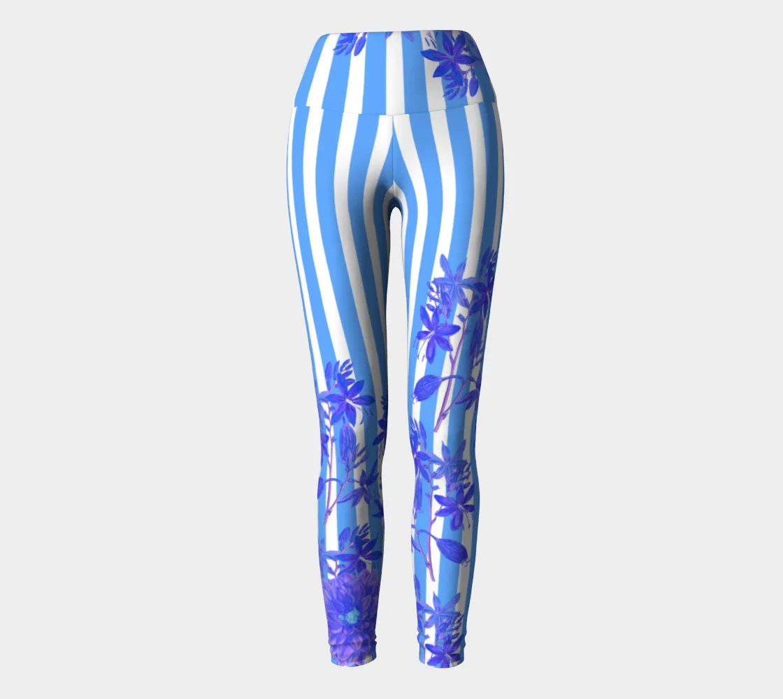 Stripes and Florals Blue