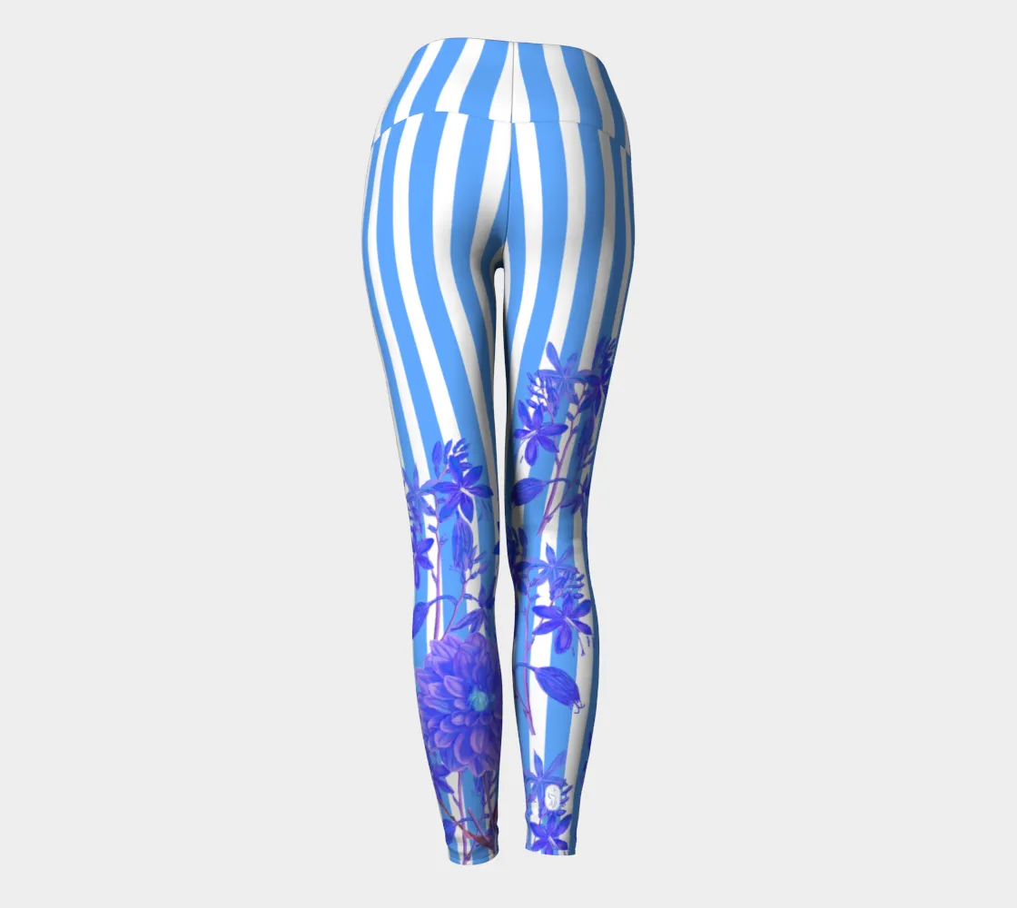 Stripes and Florals Blue