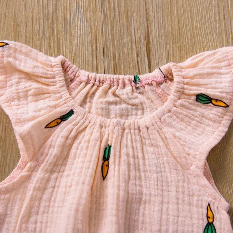 Summer Newborn Infant Baby Girls Romper