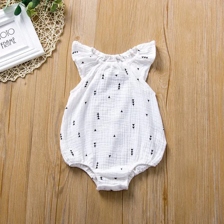 Summer Newborn Infant Baby Girls Romper