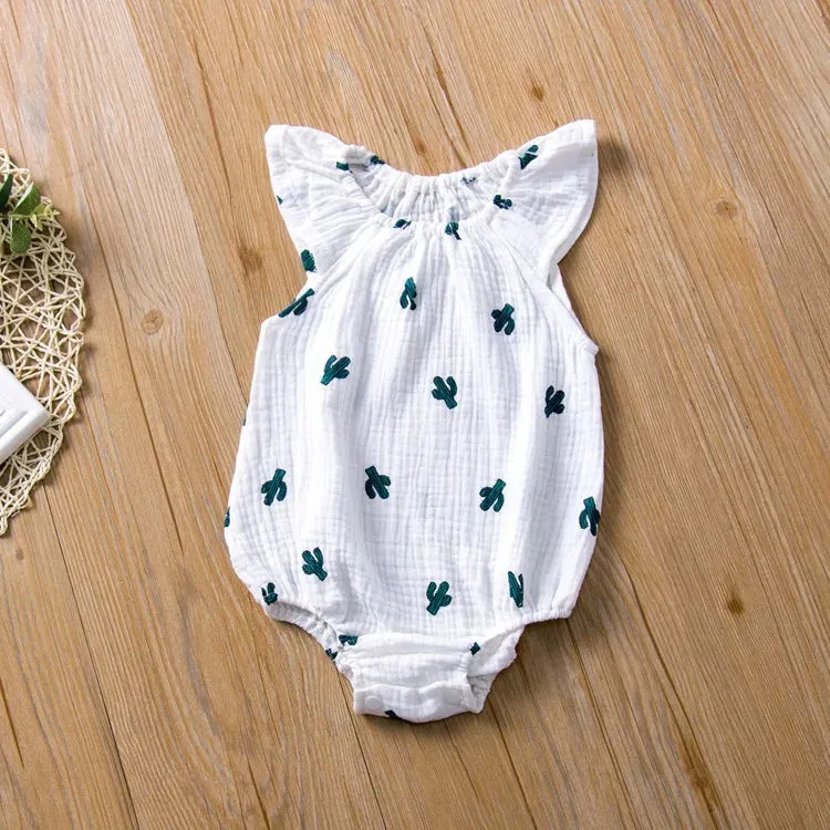 Summer Newborn Infant Baby Girls Romper