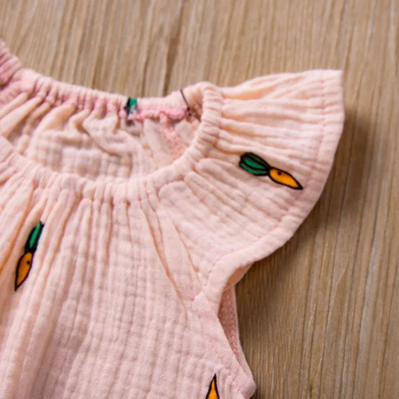 Summer Newborn Infant Baby Girls Romper