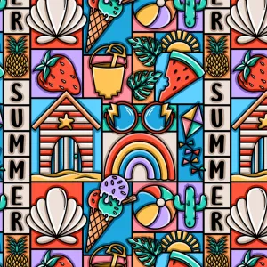 Summer Patchwork Rompers