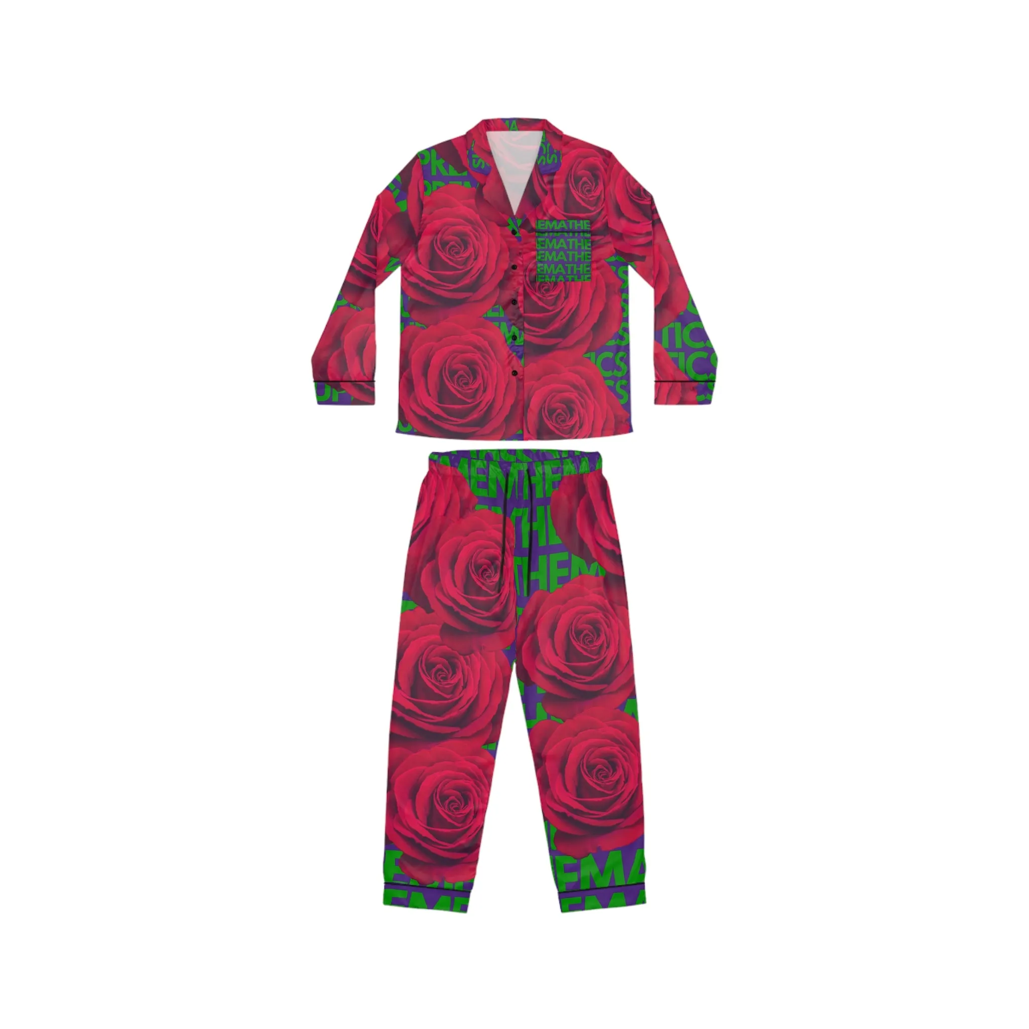 SUPREMEMATHEMATICS SATIN PAJAMAS