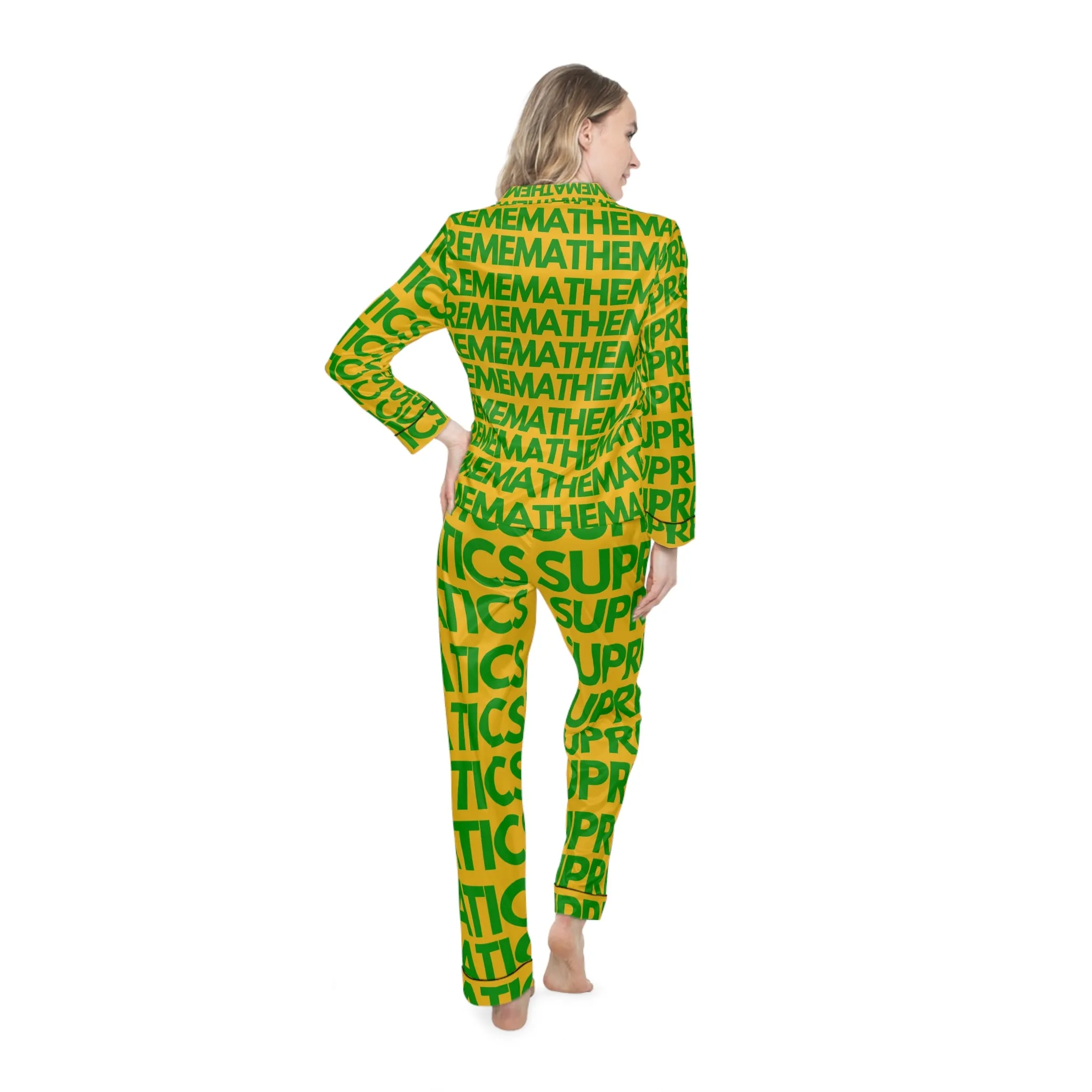 SUPREMEMATHEMATICS SATIN PAJAMAS