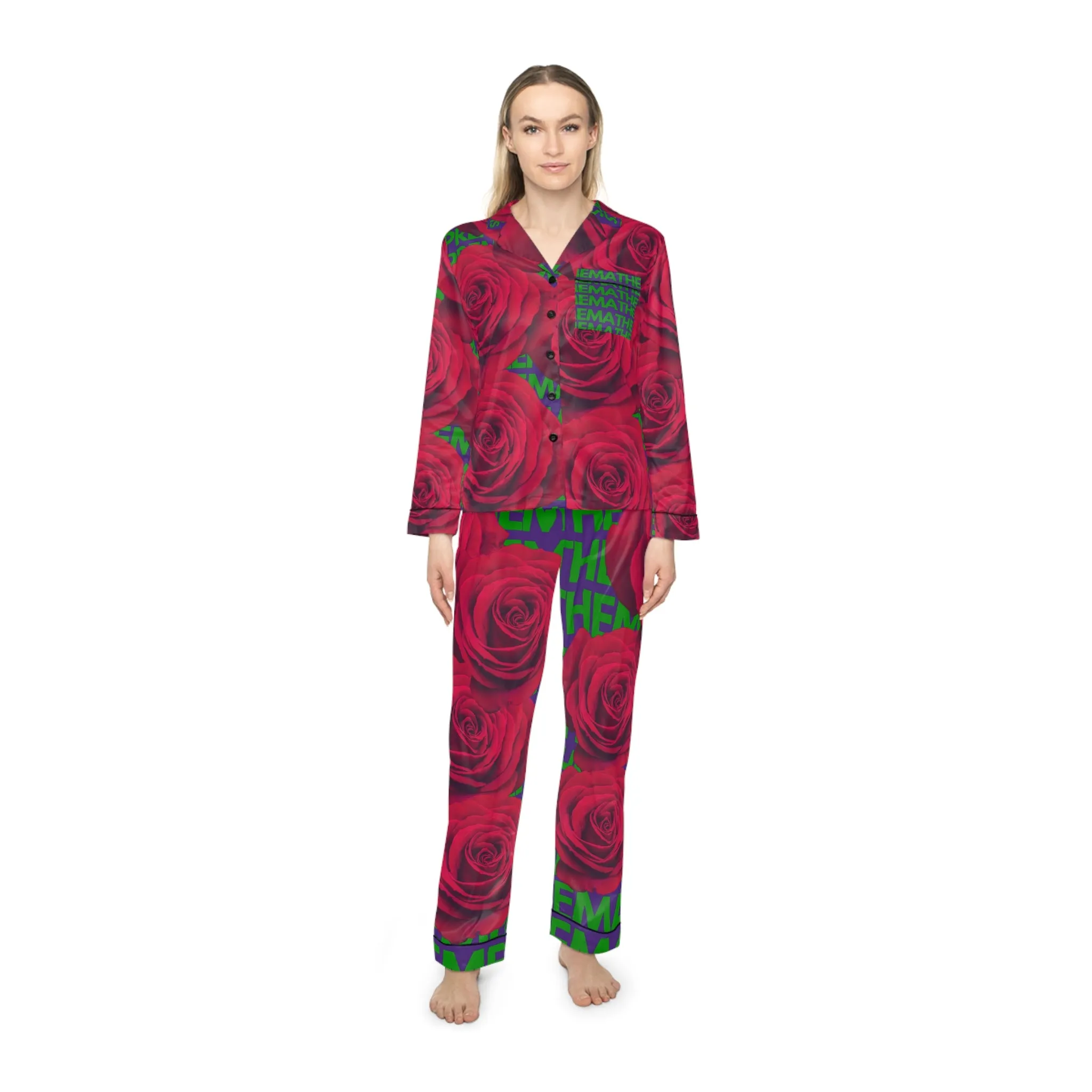 SUPREMEMATHEMATICS SATIN PAJAMAS
