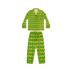 SUPREMEMATHEMATICS SATIN PAJAMAS