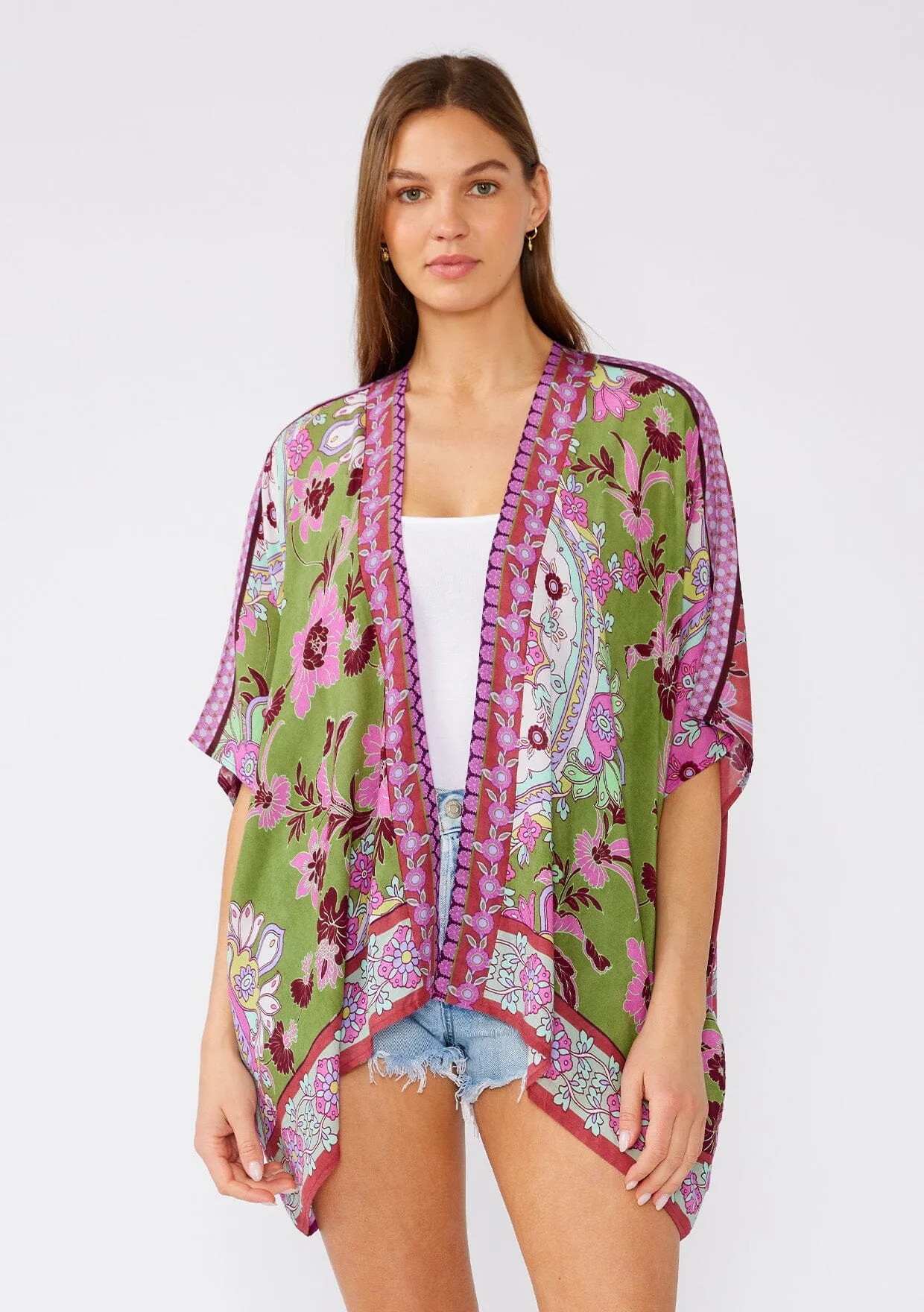 Surf's Up Kimono Top